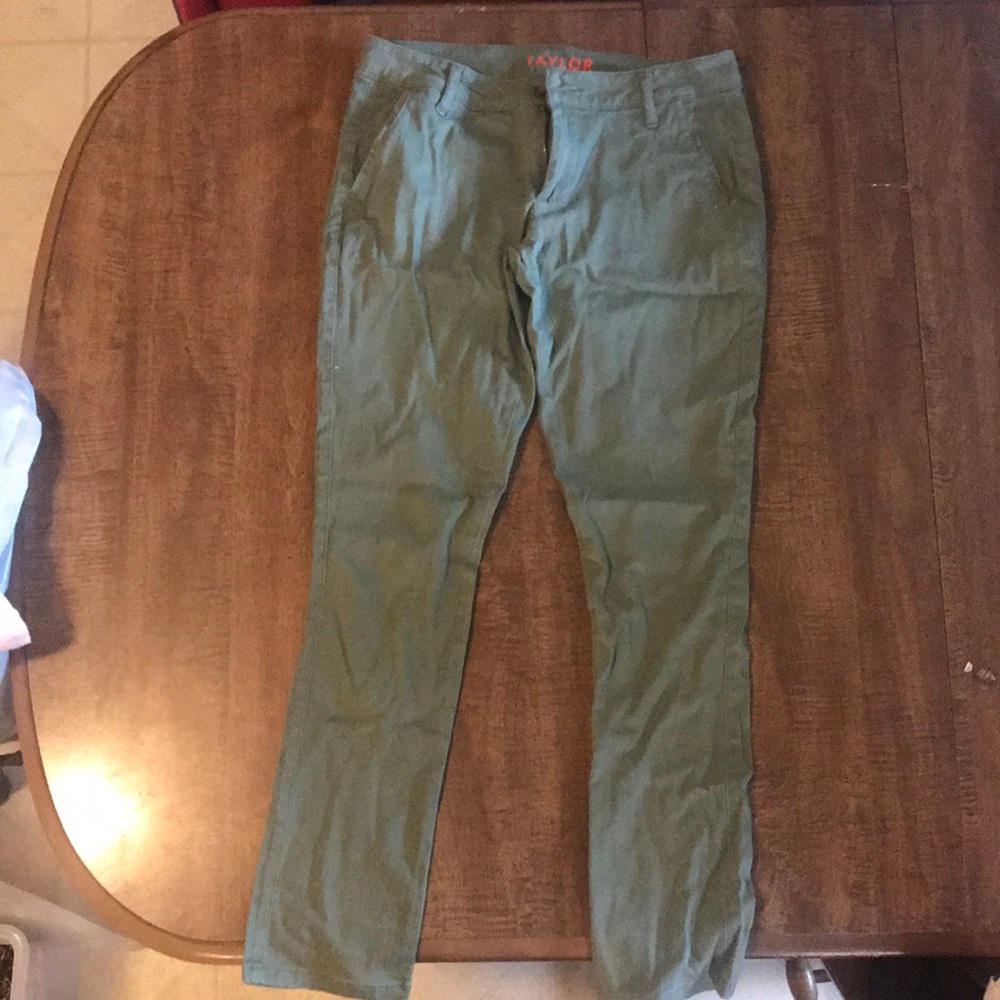 Delia’s Green skinnies